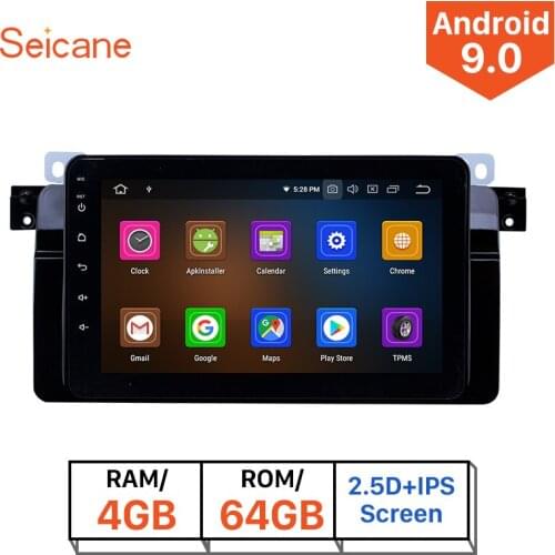 Seicane 8"Android 9.0 Car GPS Multimedia Navi Stereo Player For 1998 1999-2006 BMW 3 Series M3 E46 316i 318i 320i 323i 325i