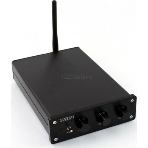 Free ship Bluetooth Power Amplifier TPA3116+AK4490 2.1 Class D 100W+50W+50W Digital AMP for Audio