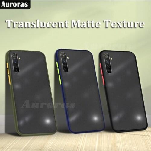 Auroras Case For Realme 6 Cover Translucent Skin Matte Hard Cover For Realme 6 Pro Shockproof Phone Case