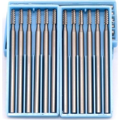 6pcs Alloy Tungsten Steel Burs Wood Milling Cutter Micro Engraving Carving Rotary Tool For Jewelry Making