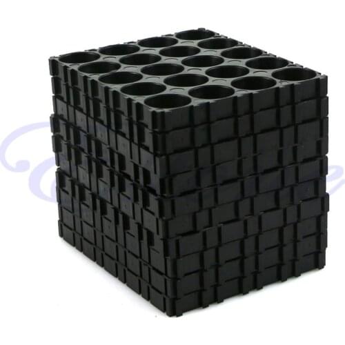 Hot Selling 10Pcs 4x5 Cell Spacer 18650 Battery Radiating Shell Pack Plastic Heat Holder