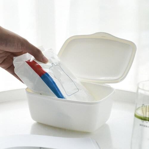 Wet Tissue Storage Box With Lid Multipurpose Dustproof Tissue Storage Organizer Case Wipes Storage Box Small Items Storage Box