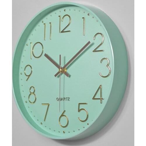 12 inch Quartz Wall Clock Plastic Antique Designer Watches Home Decor Living Room Bedroom Silent Hanging Clocks Modern Design