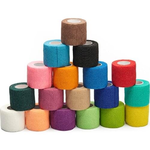 4.5m Colorful Sport Self Adhesive Elastic Bandage Wrap Tape Elastoplast For Knee Support Pads Finger Ankle Palm Shoulder
