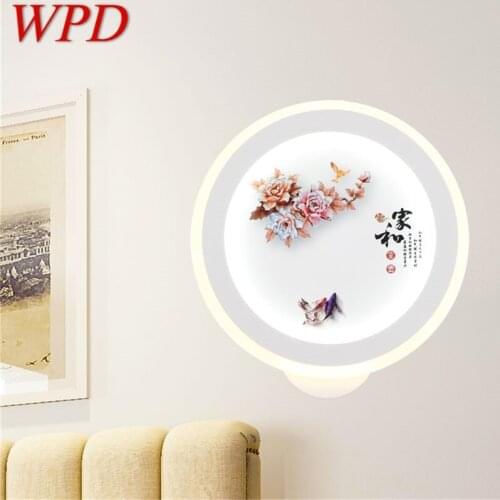 WPD Wall Lamps Contemporary Creative Indoor LED Pattern Art Sconces Lights For Home