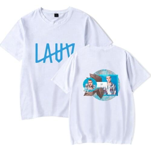 2020 New LAUV Kpop Style Printed white T-Shirt Harajuku Casual Comfort Men/Women Summer Short sleeve breathable T Shirts tops