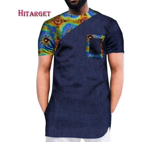 2021 New Fashion African Men Clothing Short Sleeve Dashiki for Men Slim Style Clothing Plus Size African Print Shirt WYN1211