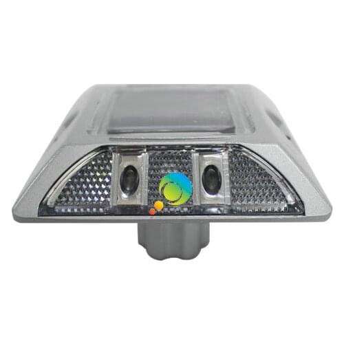 New model high waterproof white Epistar LED solar power cat eye reflector road stud