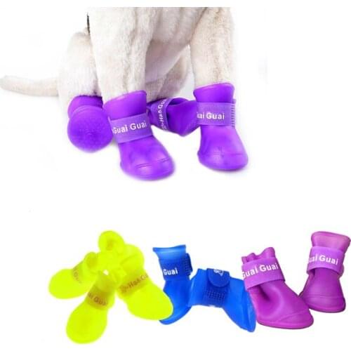 100set Dogs Shoes,Pet Shoes,Pet Boots Anti Slip Skid Waterproof Size S M L