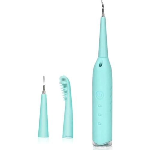 Portable Electric Sonic Ultrasonic Dental Scaler Tooth Calculus Remover Tooth Stains Tartar USB Charging Teeth whitening Tool