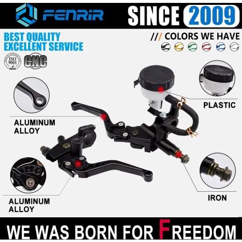Motorcycle Brake Clutch Levers Master Cylinder Reservoir For kawasaki er6n suzuki gsr 600 msx125 harley softail crf 230