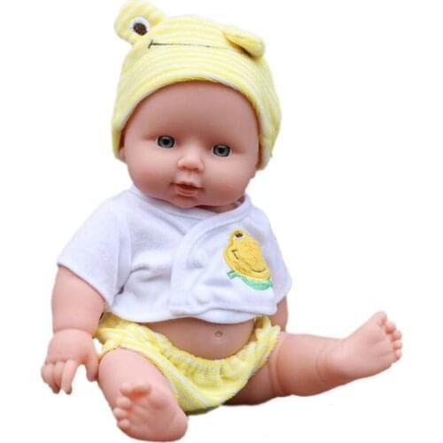 30cm Silicone Vinyl Dolls Reborn Baby Girls Handmade Lifelike Toys w/Cloth for Kids Children Brithday Gifts Кукла реборн