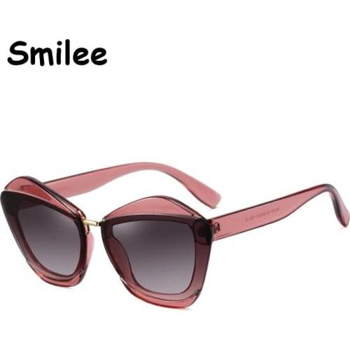 Unique Grape Purple Women Sunglasses Brand Designer Big Shades For Women Luxury Gradient Lens 2021 Fashion Female Sun Glasses