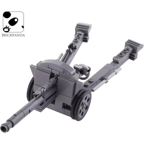 Military WW2 Guns Heavy Machine Weapon Building Blocks Cannon SWAT Army Figures SIG33 Gun Accessories MOC Brick DIY Kids Toys