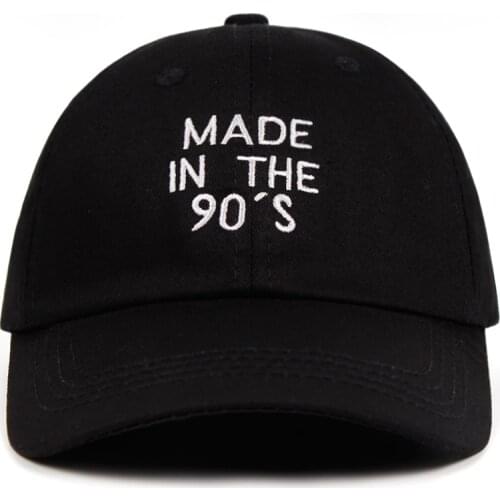 MADE IN THE 90S Embroidery Dad Hat 100% Cotton Women Men Fashion Baseball Cap Snapback MADE IN THE 90 S Summer Caps gorras