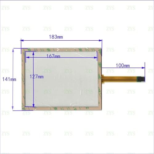 ZhiYuSun 183*141 8inch 4 lins Touch Screen Industrial control Touch sensor glass this is compatible 183*141mm