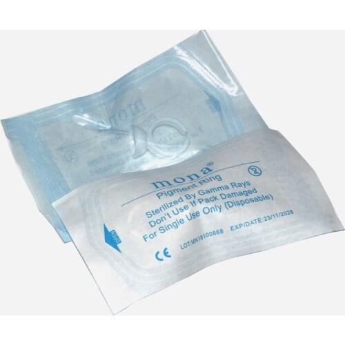 100pcs/bag Microblading Pigment Tattoo Ink Ring Cups for Permanent Makeup Eyebrow Glue Holder Container Tools Supplies