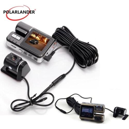 2 inch 120 degree wide angle monitor Dual Lens Camcorder HD with Rear View camera car video recorder New Car DVR