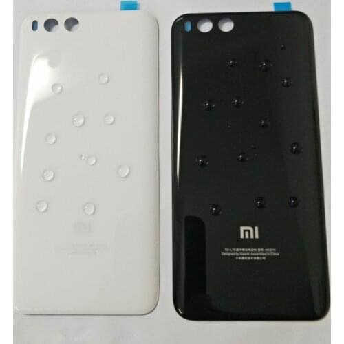 3D Glass For Mi6 Battery Cover Case Spare Parts For Xiaomi Mi6 Mi 6 Battery Back Cover Door Phone Housing Case Free Shipping
