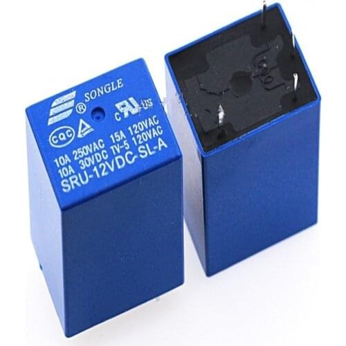 50PCS/lot Power Relays SRU-12VDC-SL-A 12v 4PIN new and original Relays