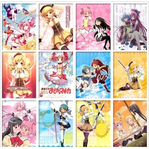 5d Diy Diamond Painting Japanese Anime Puella Magi Madoka Magica Poster Diamond Mosaic Embroidery Cross Stitch Home Decor Gift
