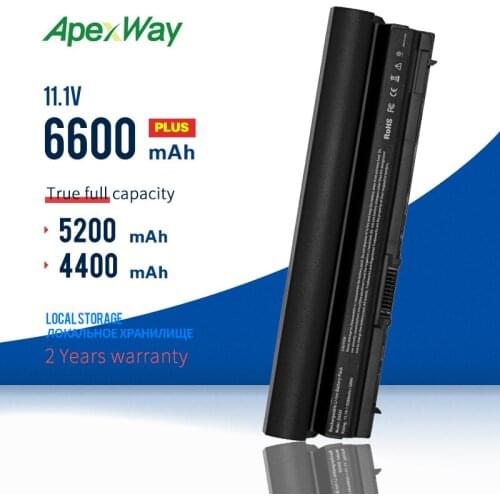 Apexway 11.1V 0F7W7V 11HYV 7FF1K 7M0N5 823F9 3W2YX Laptop Battery For DELL Latitude E6120 E6220 E6230 E6320 XFR E6330 E6430S