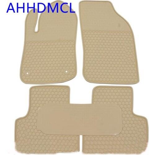 Car Rubber Floor Mats Anti Slip Mat Carpets Feet Pads For Peugeot 2008 208 2013 2014 2015 2016 2017 2018 2019 Left Hand Drive