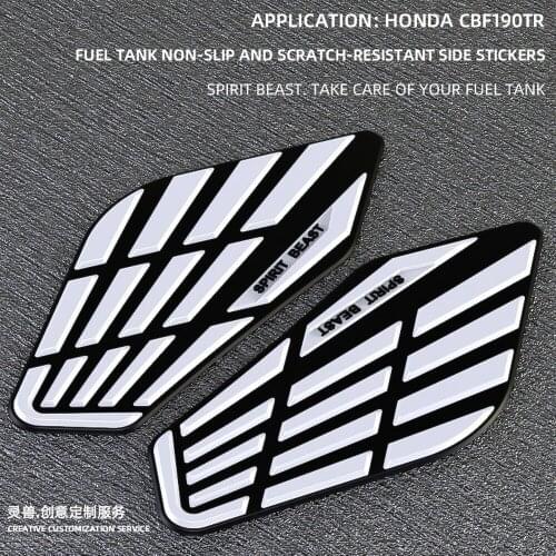 Motorcycle Fuel Tank Side Sticker Decal Anti-skid Waterproof for For Honda CBF190TR Benelli Suzuki Yamaha Kawsaki BMW KTM