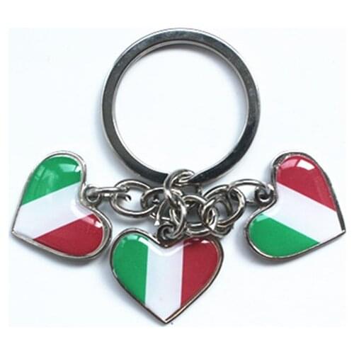 Auto Couple Heart Keychain Car Alloy Styling Keyring Key Chain for Vespa Italy Italia vespa Keychain