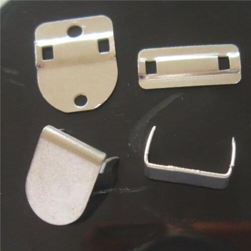 Pants hook and bar for placket brass material plating to colors 2 claws 4 parts for a set 1 CM for the width of the cap