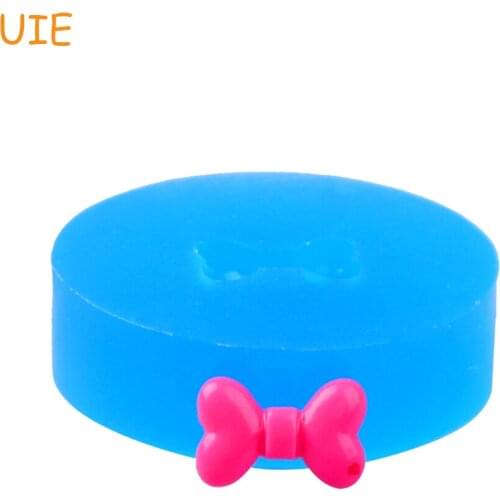 FYL520U 11.3mm Bow Silicone Mold - Ribbon Mold Fondant, Miniature Food, Jewelry, Cabochon Candy, Gum Paste, Resin Clay Mold