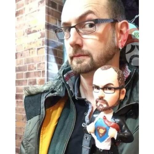 Clay figurine clay figurine custom wax figure doll clay figurine portrait DIY photo wedding gift