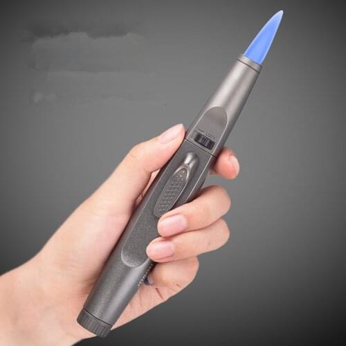 Jobon Metal Torch Ligher Windproof Blue Flame Gas Butane Spray Gun Ligher Outdoor Kitchen Ligher Cigar Lighter dropship Supplier