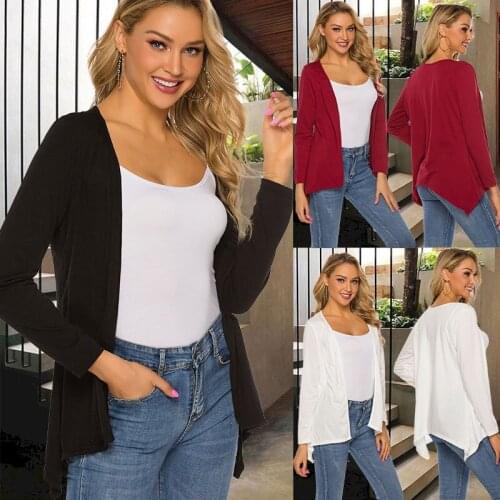 Fashion Spring And Autumn Sweater Womens Long-sleeved Loose Knit Cardigan Sweater Knit Womens Cardigan Pull Womens Clothing