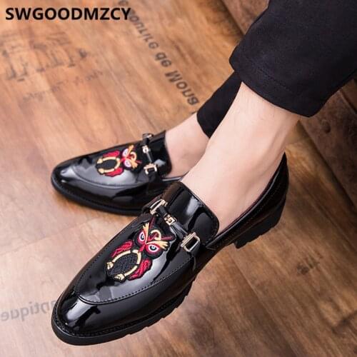 Coiffeur Mens Shoes Formal Party Shoes Men Classic Evening Dress Luxury Brand Designer Shoes Men Embroidery Wedding Dress 2021
