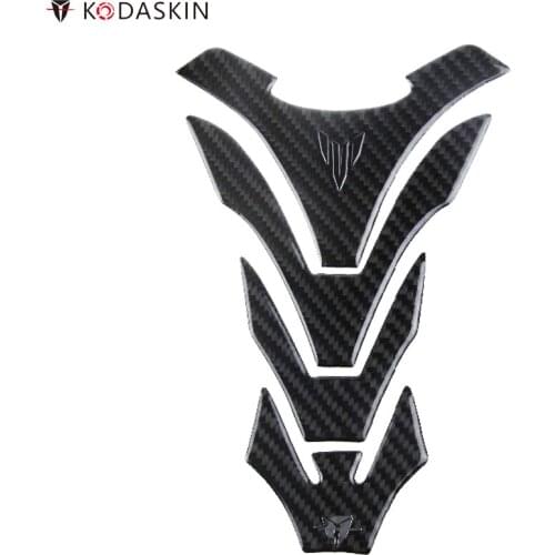 KODASKIN Real Carbon Tank Pad Stickers Protecotr Protective Covers for YAMAHA Motorcycle MT07 MT09 ABS MT10