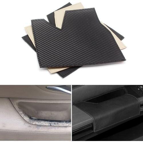 Microfiber Leather Car Interior Driving Side Door Handle Armrest Panel Pull Trim Cover For BMW 3 Series E90 X5 E70 2007-2011
