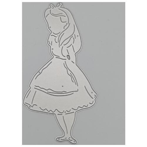 Beautiful Princess Metal Cutting Dies DIY Scrapbooking Embossing Album Paper Cards Making Crafts Supplies