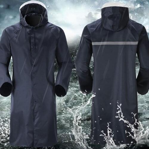 Fashion Unisex Outdoor Travel Working Waterproof Rain Poncho Hooded Raincoat