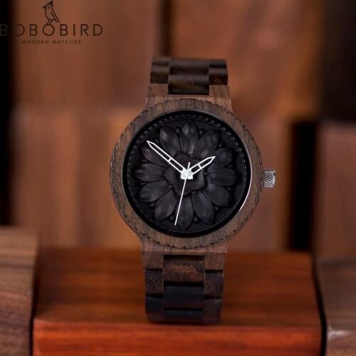 BOBO BIRD Mens Quartz Watch Wood Luxury Man Wrist Watches For Men Custom Male Watch Anniversary Fathers Day Gift Wooden Clock