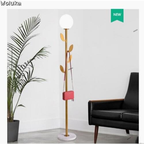 Clothes rack floor lamp light bedroom sitting room extremely contracted Nordic hanging package floor lamp CD50 W06