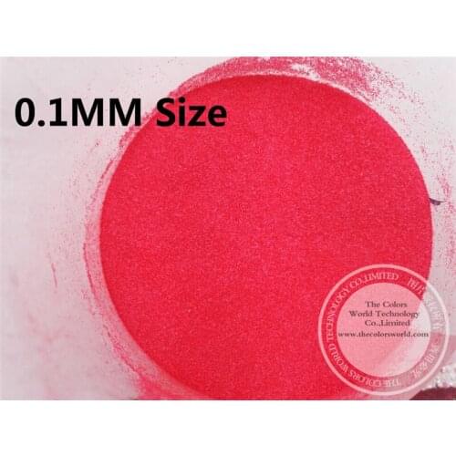 TCF509 Neon Pink Colors 0.1mm size solvent resistant glitter for nail Art nail Polish or other DIY decoration