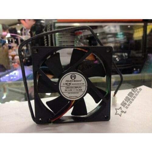 NEW FOR PELKO Motors C8015X12BLP2 8015 12V 0.26A 8CM 3PIN cooling fan