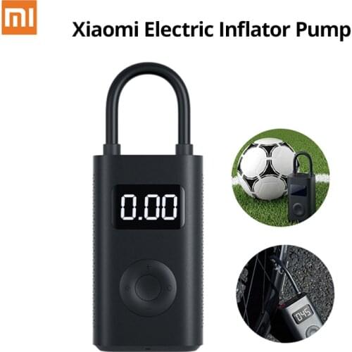 Portable Smart Digital Tire Pressure Detection Electric Inflator Pump for Bike Motorcycle Football Car for