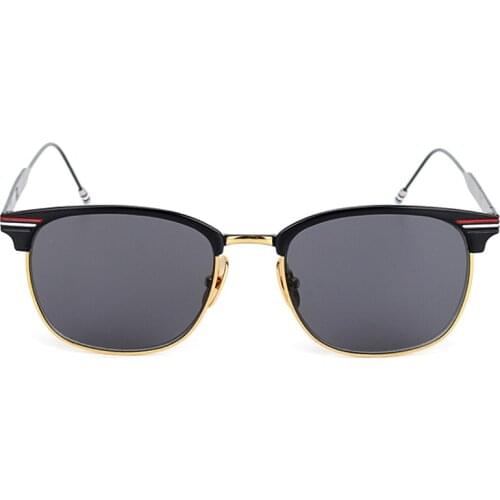 Vintage Big Size Alloy Pilot Sunglasses Windproof Design Punk Style Polarized Coating Lens Original Quality Women Man Eyeglasses