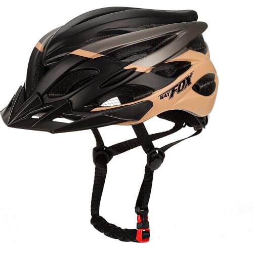 Batfox Bicycle Helmet for Adult Men Women Cycling MTB Bike Mountain Road Cycling Safety Outdoor Sports Safty Bike Cycling Helmet