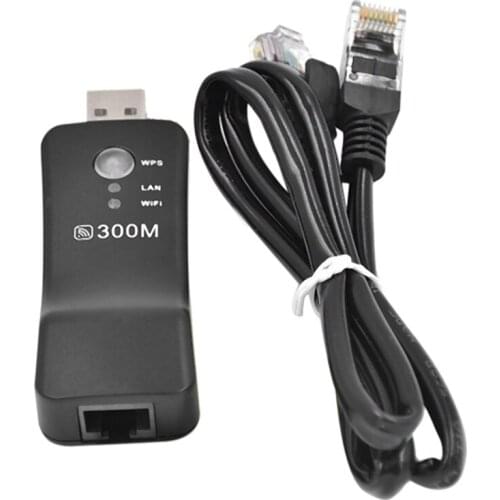 NEW-WiFi Range Extender, 300M USB Wireless Repeater WiFi Booster Signal Amplifier for Smart TV, Laptop, Mobile Phone, Tablet