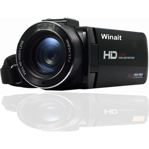 Winait High Quality professional video camera Full hd 1080p 3.0" TFT display with 270 degree rotation HDMI support camcoder DV