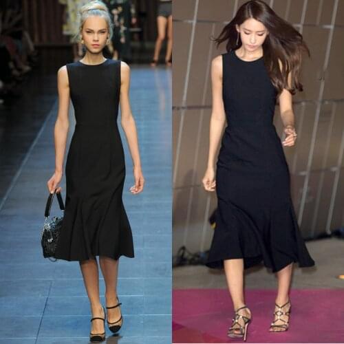 Autumn New Fashion Women Celebrity Runway Slim Fit Mermaid Dress Ladies Customize Plus Size 3XS-10XL Midi Fishtail Dresses