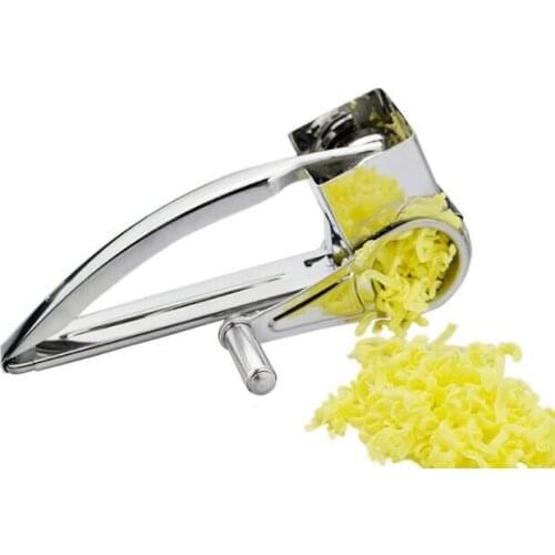 1PC New Stainless Steel Classic Rotary Cheese Grater Safe Fondue Chocolate Lemon Cooking Baking Tools LB 071